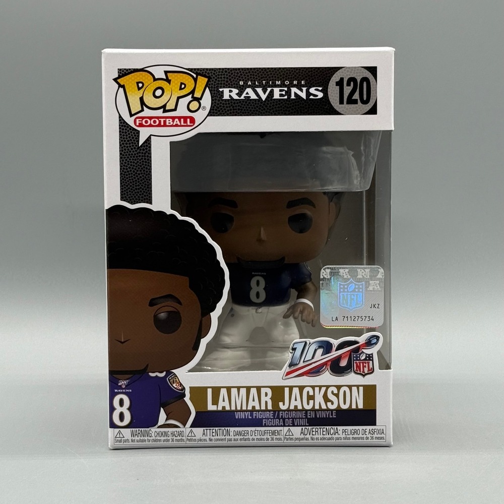 Funko Pop! Football #120 Lamar Jackson Baltimore Ravens New w/ Protector